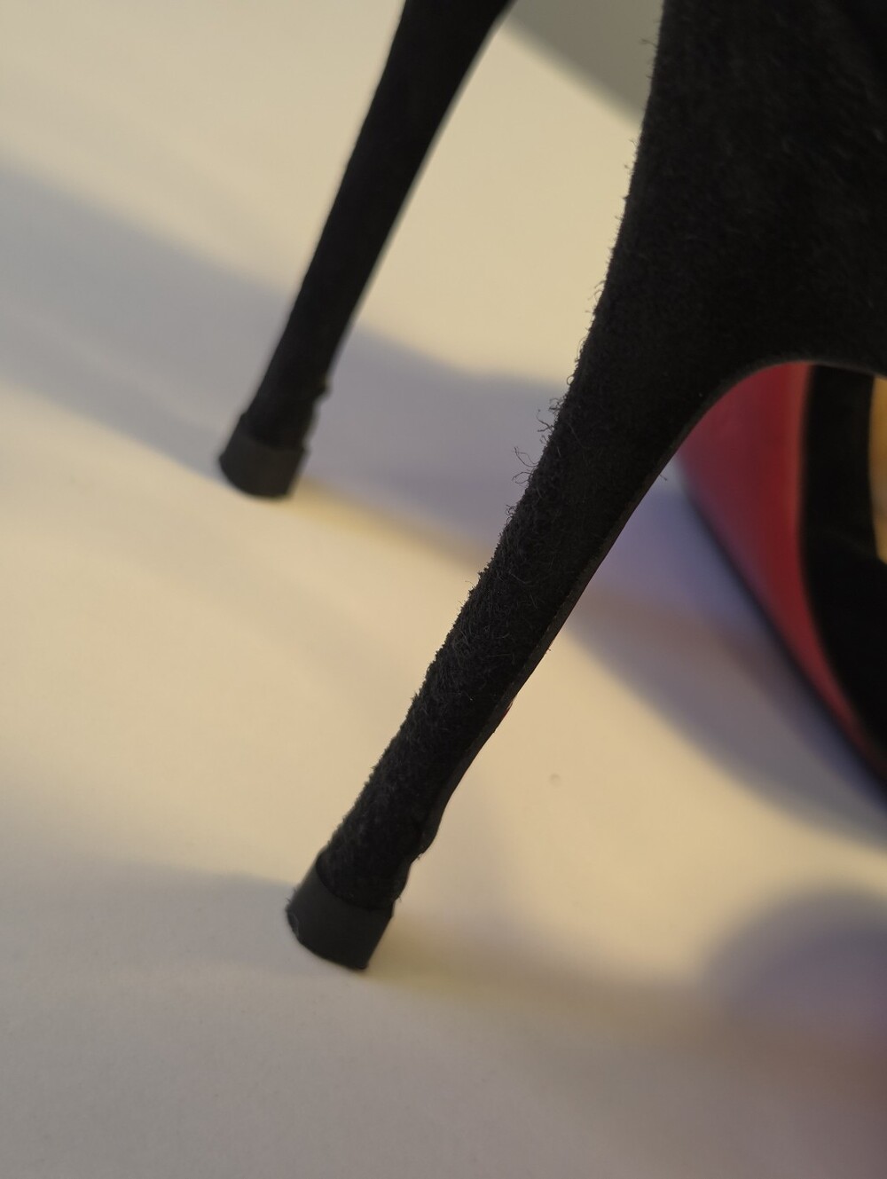 Black Stud-Accent Slingback High Heels - Picture 14 of 15